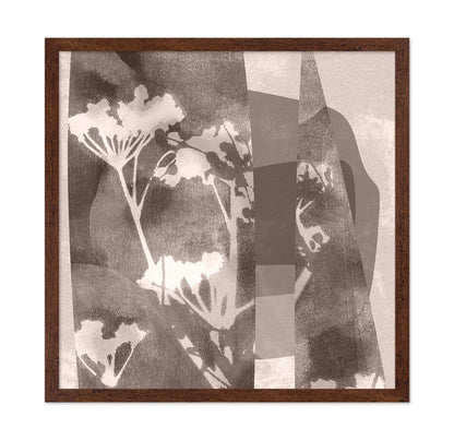 Neutral Botanical Geometric Abstract