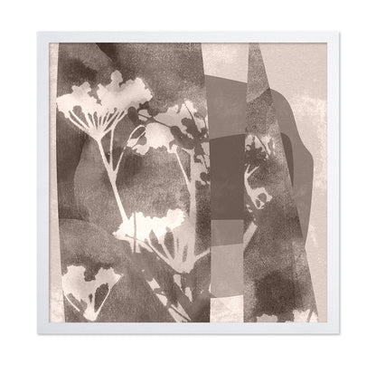 Neutral Botanical Geometric Abstract