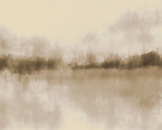 Neutral Misty Lake Landscape