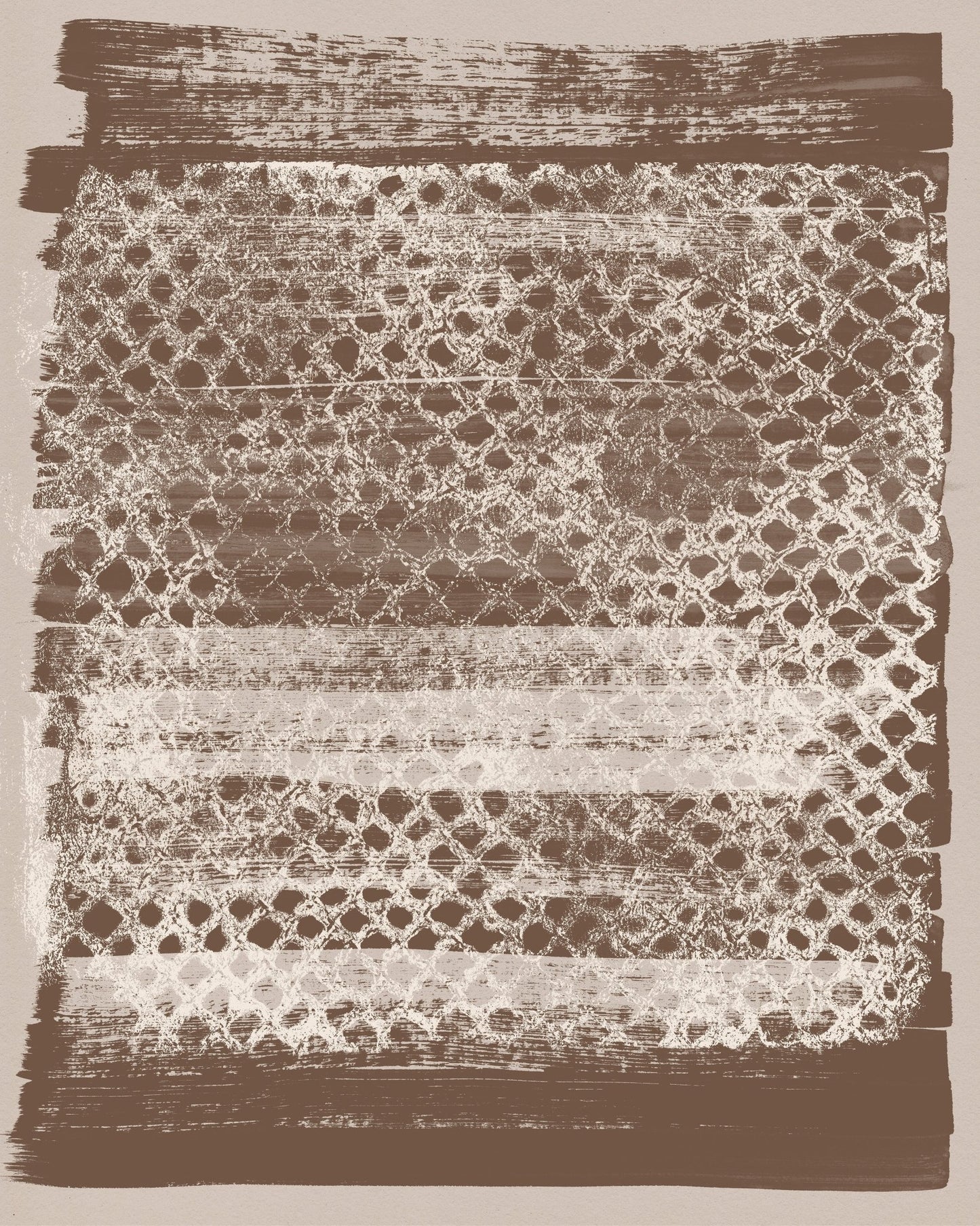 Neutral Textured Abstract Pattern