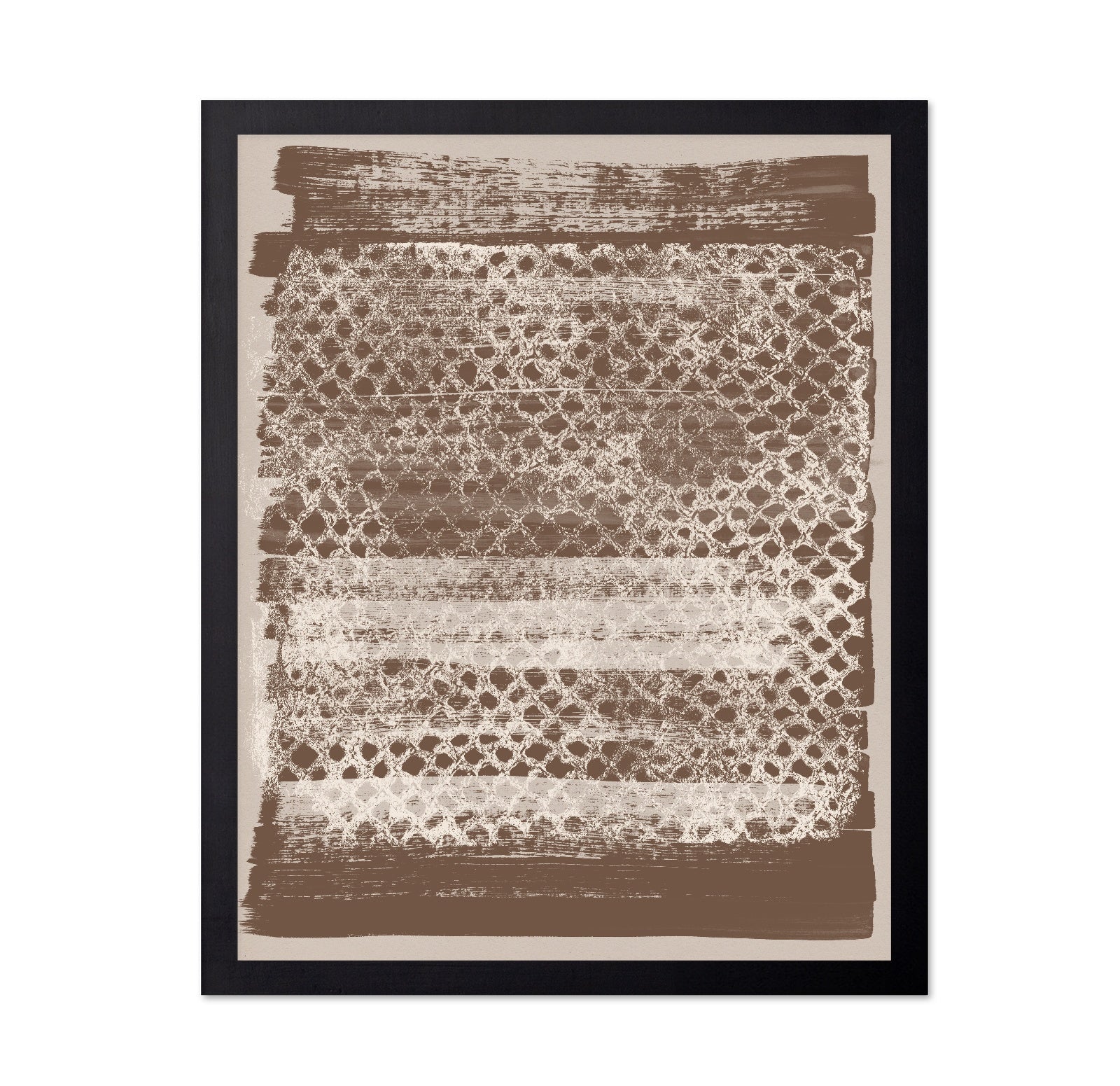 Neutral Textured Abstract Pattern