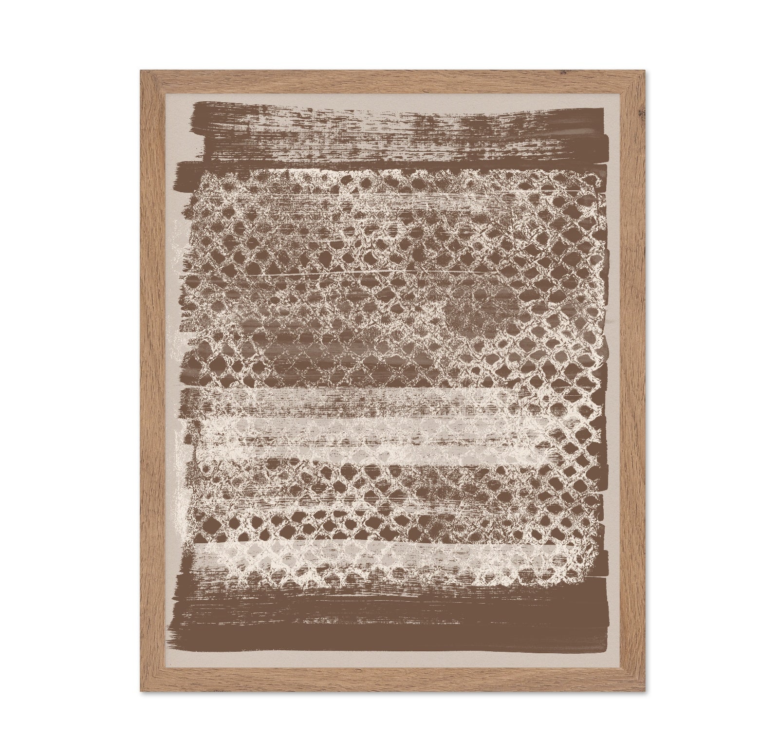 Neutral Textured Abstract Pattern