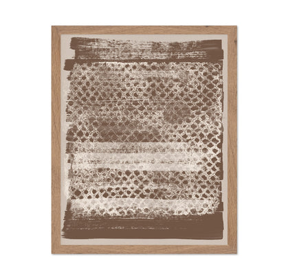 Neutral Textured Abstract Pattern