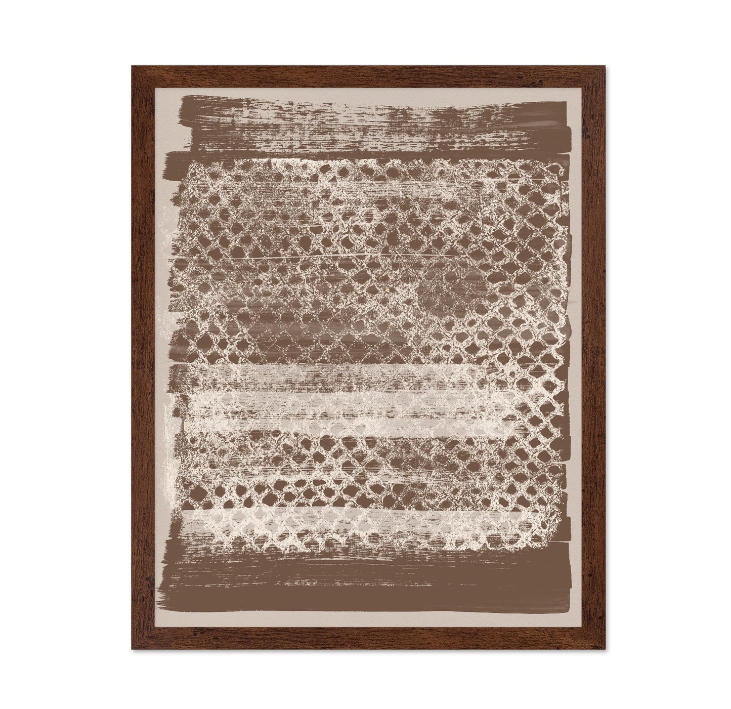 Neutral Textured Abstract Pattern