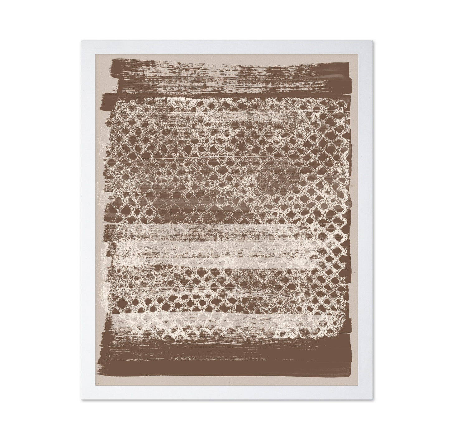 Neutral Textured Abstract Pattern