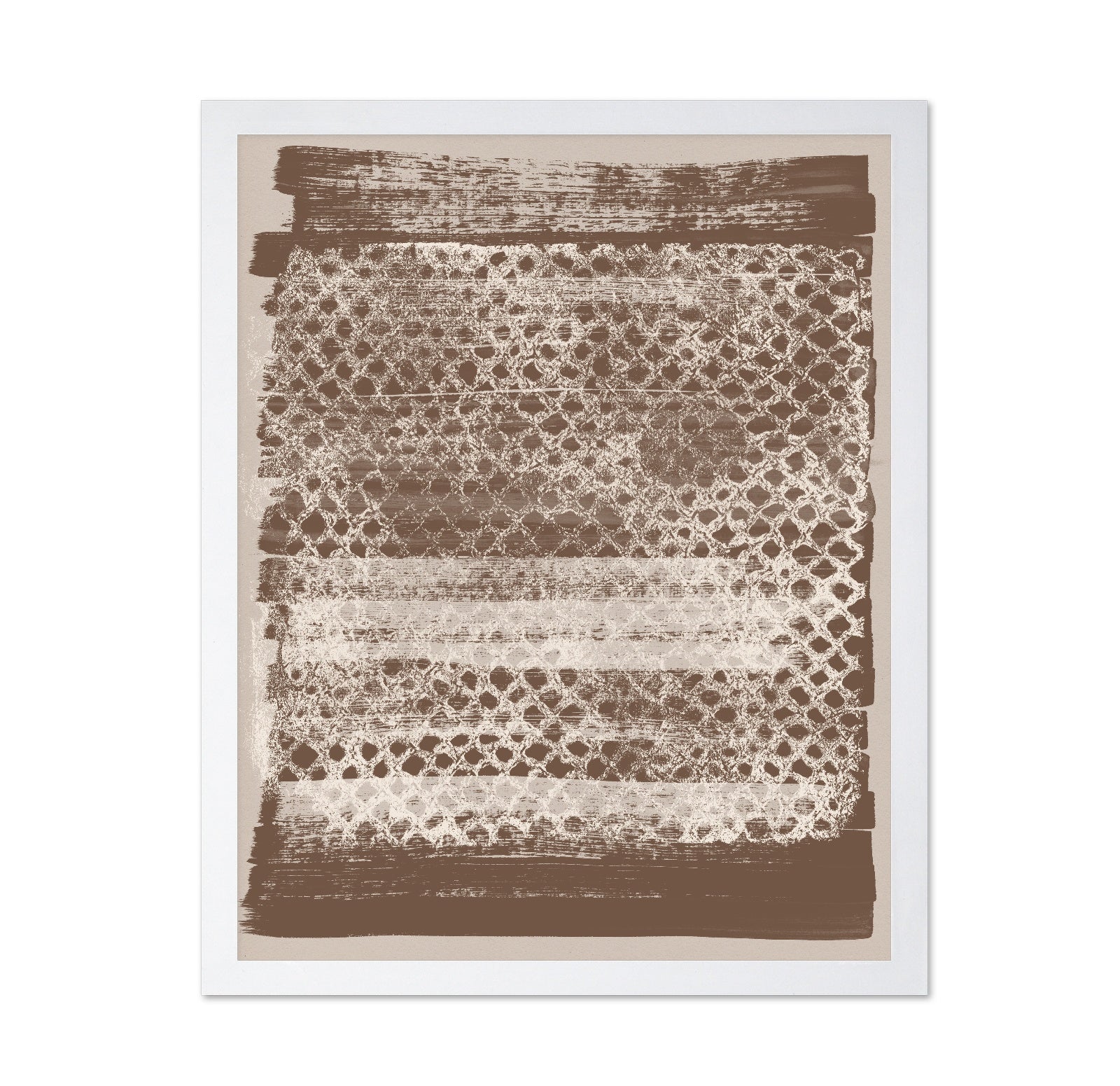 Neutral Textured Abstract Pattern