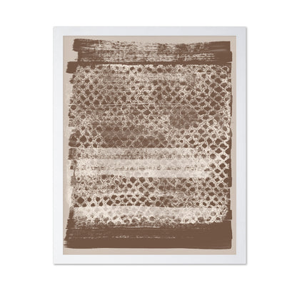 Neutral Textured Abstract Pattern
