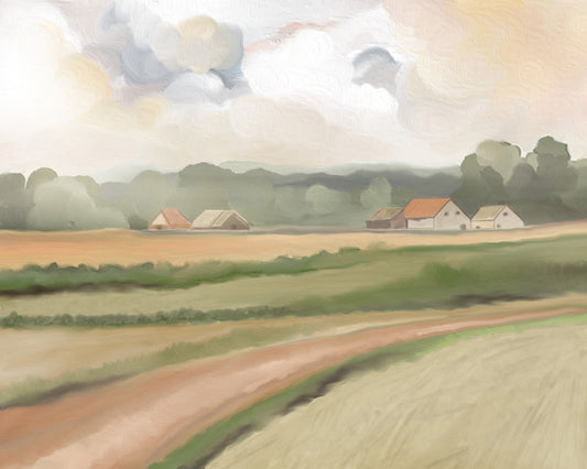 Farm Road Landscape