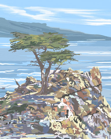 Coastal Tree Cliff