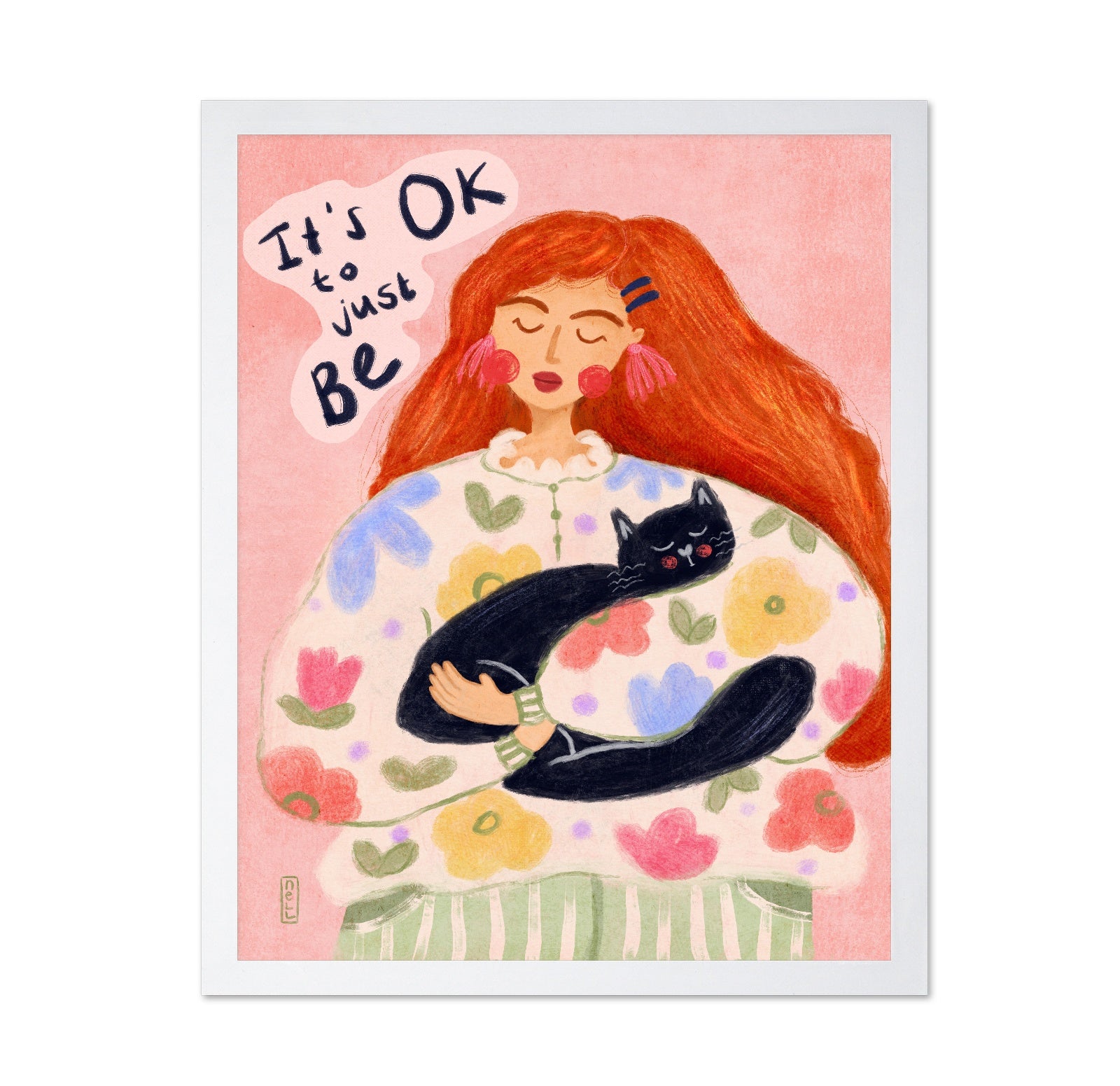 Woman Holding Cat