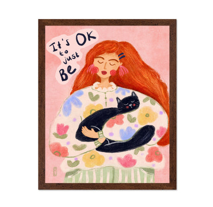 Woman Holding Cat