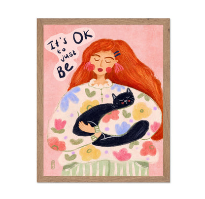 Woman Holding Cat