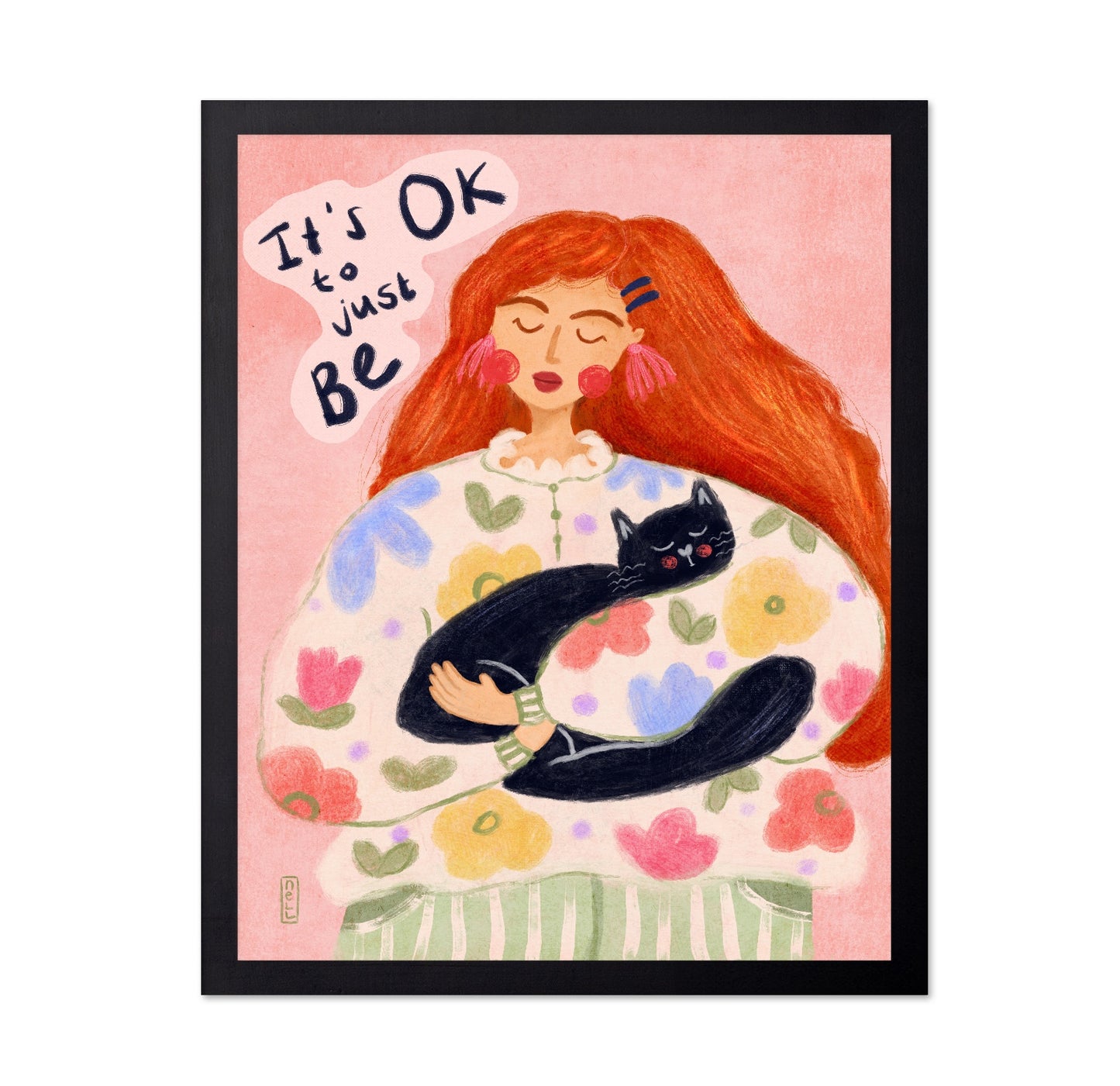 Woman Holding Cat