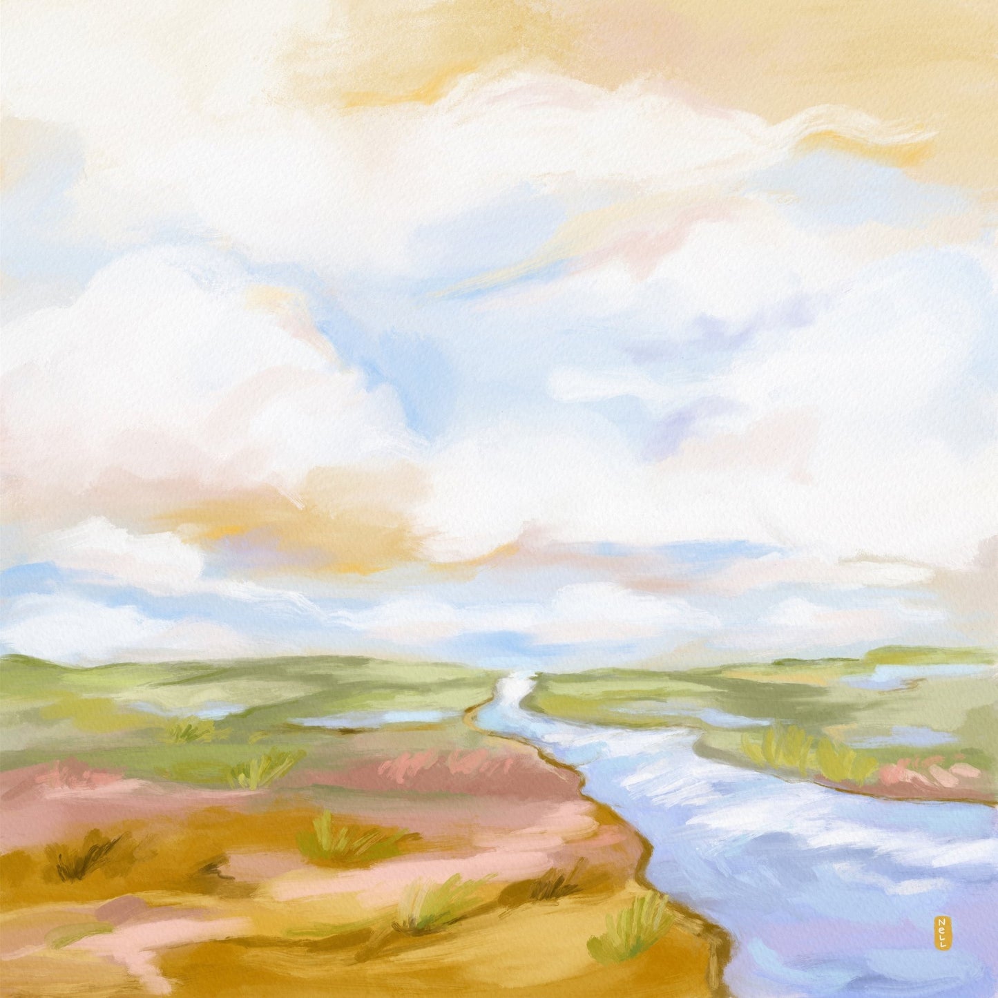 Calm River Landscape