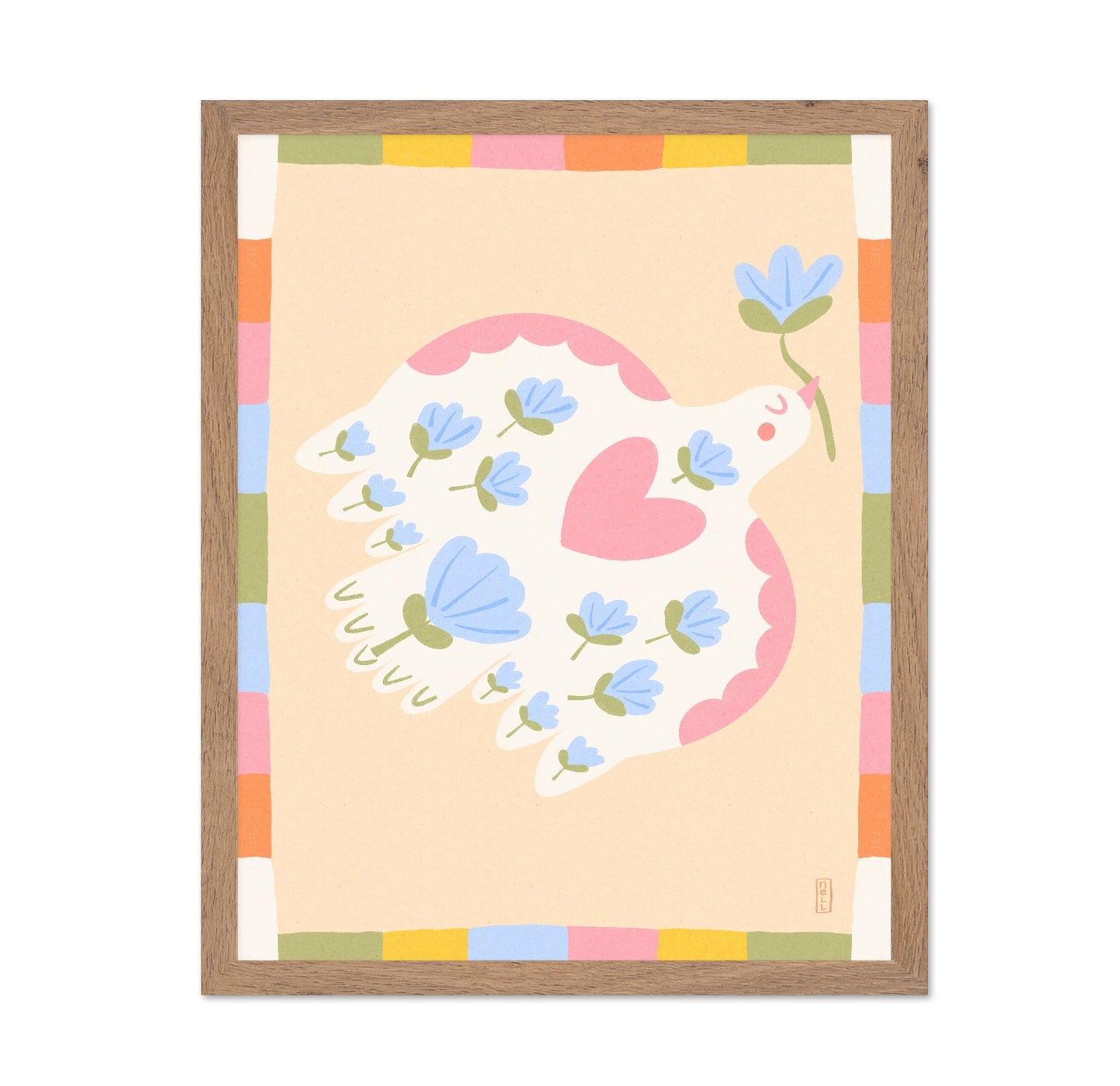 Floral Dove No2