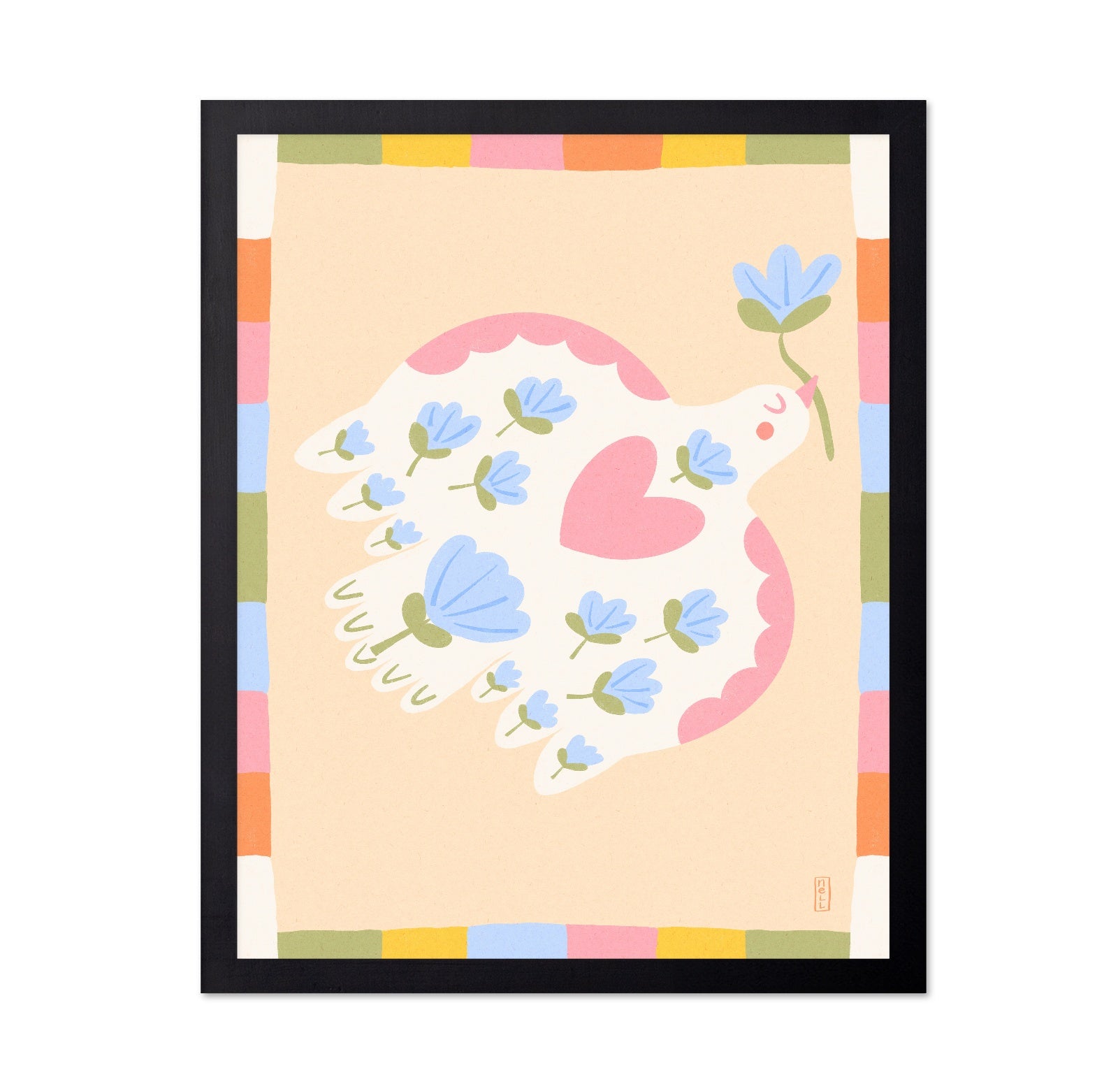 Floral Dove No2