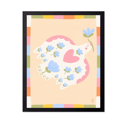 Floral Dove No2