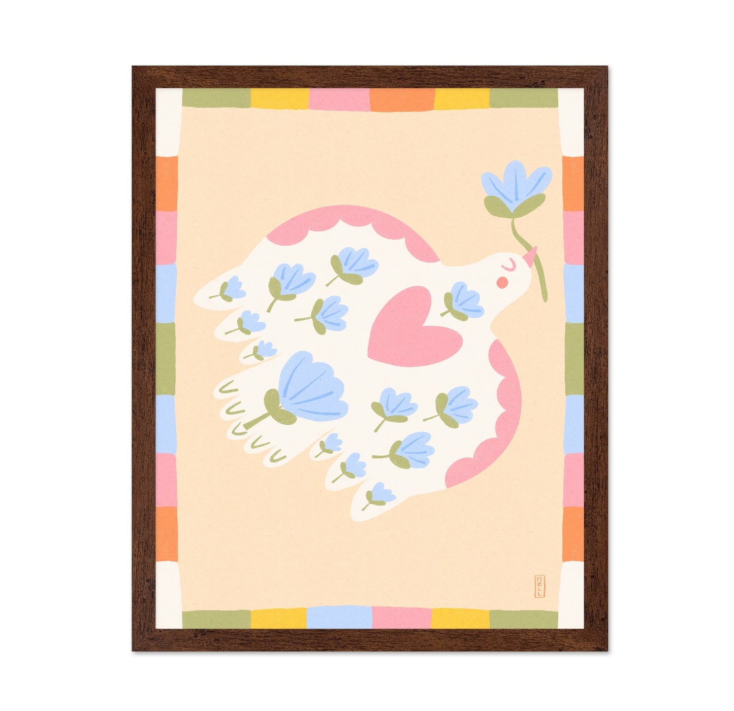 Floral Dove No2