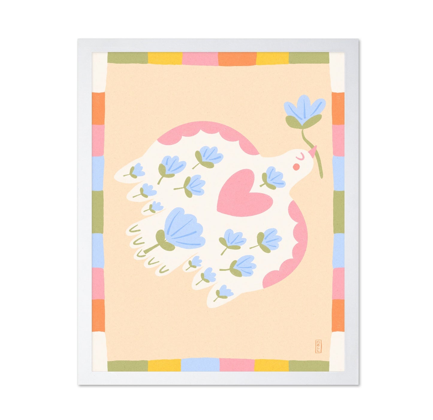 Floral Dove No2