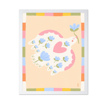Floral Dove No2