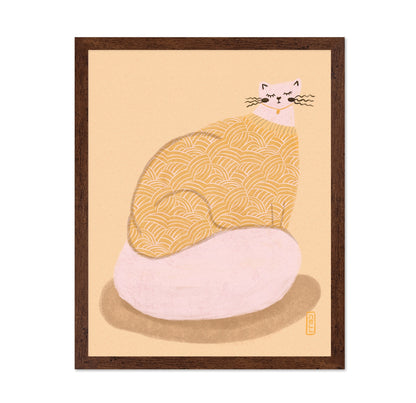 Pattern Cat Illustration