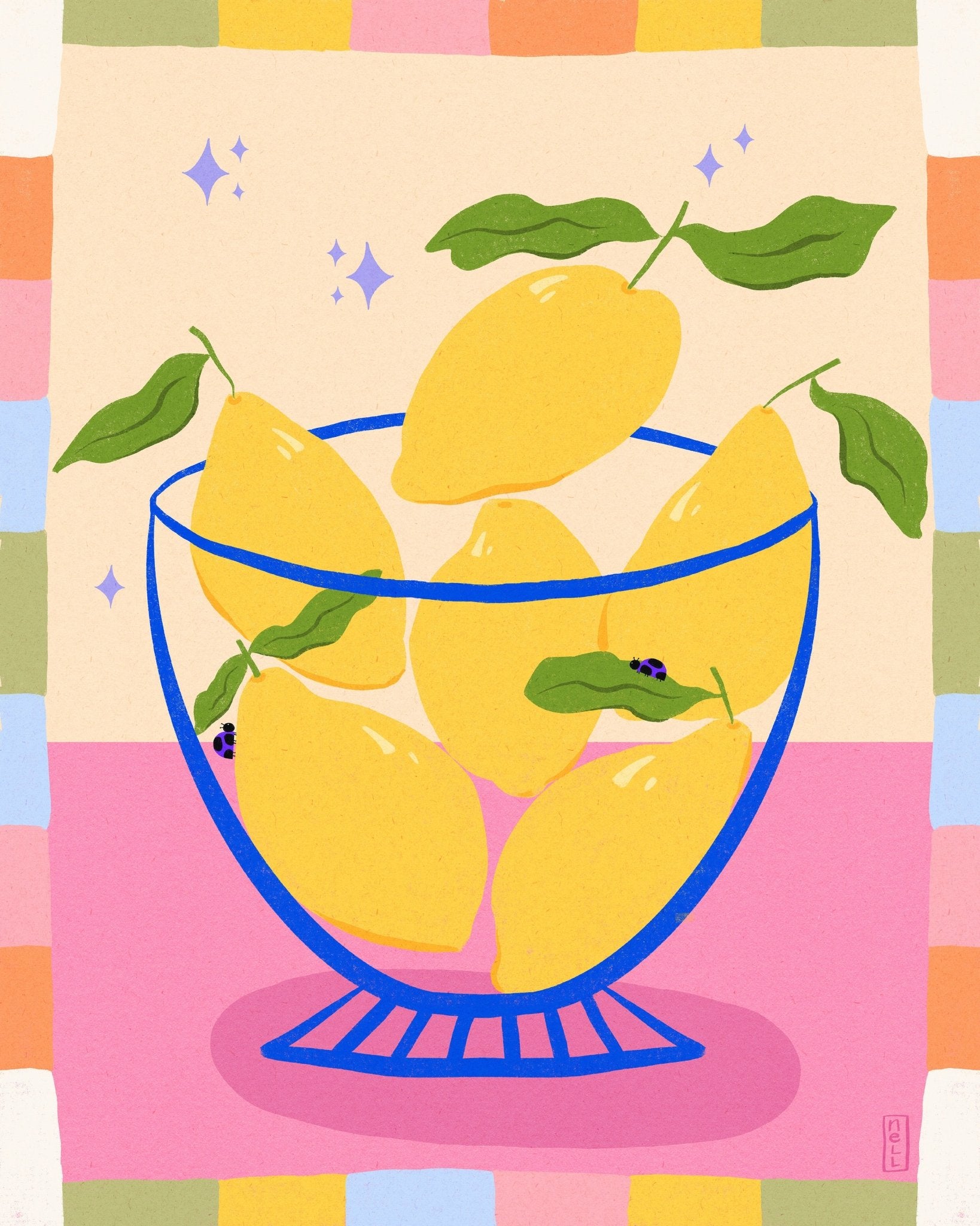 Lemon Bowl Illustration