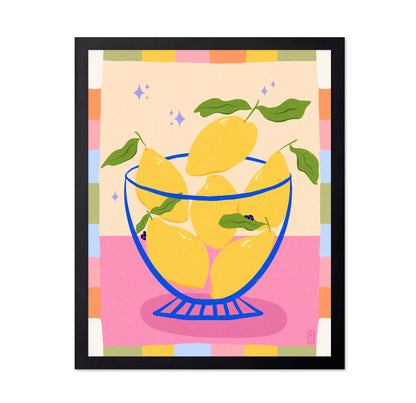 Lemon Bowl Illustration