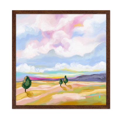 Pastel Landscape Scene