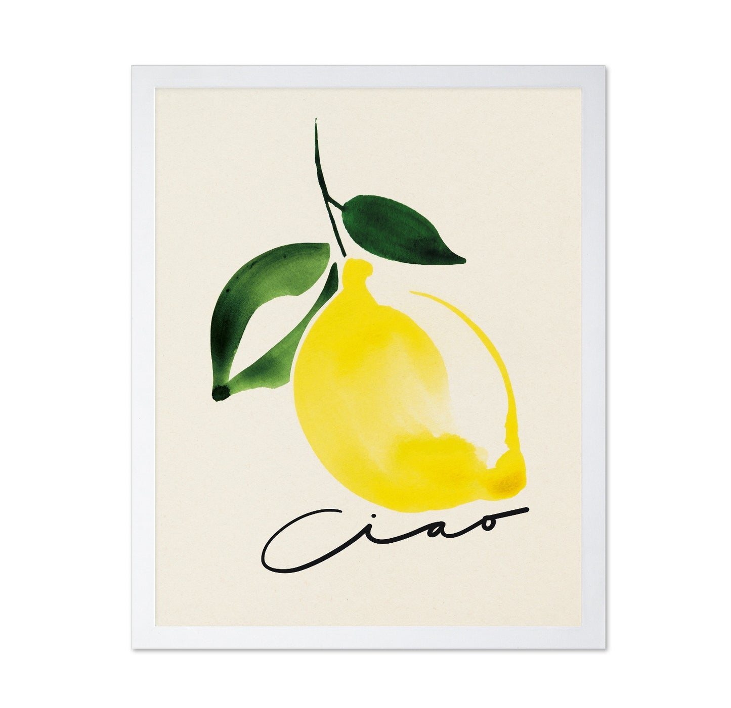 Watercolor Lemon