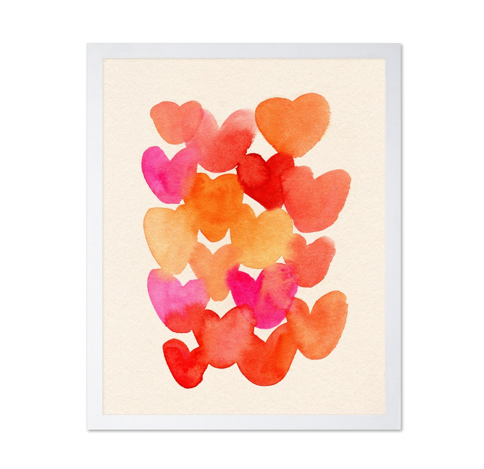 Watercolor Hearts