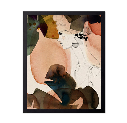Abstract Woman Sketch