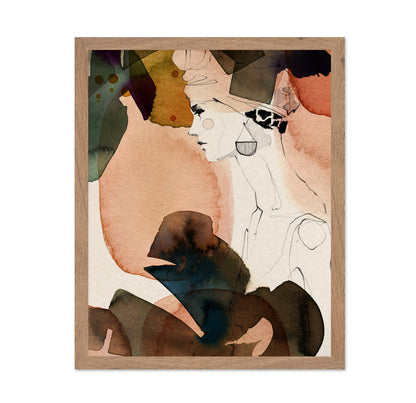Abstract Woman Sketch