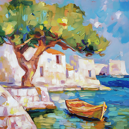 Coastal Village Boat
