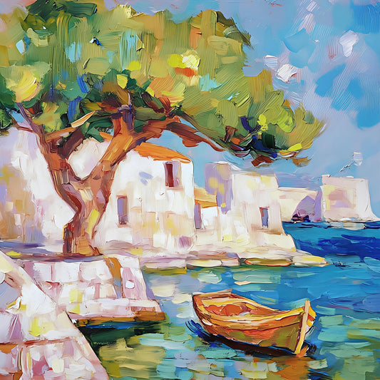 Coastal Village Boat