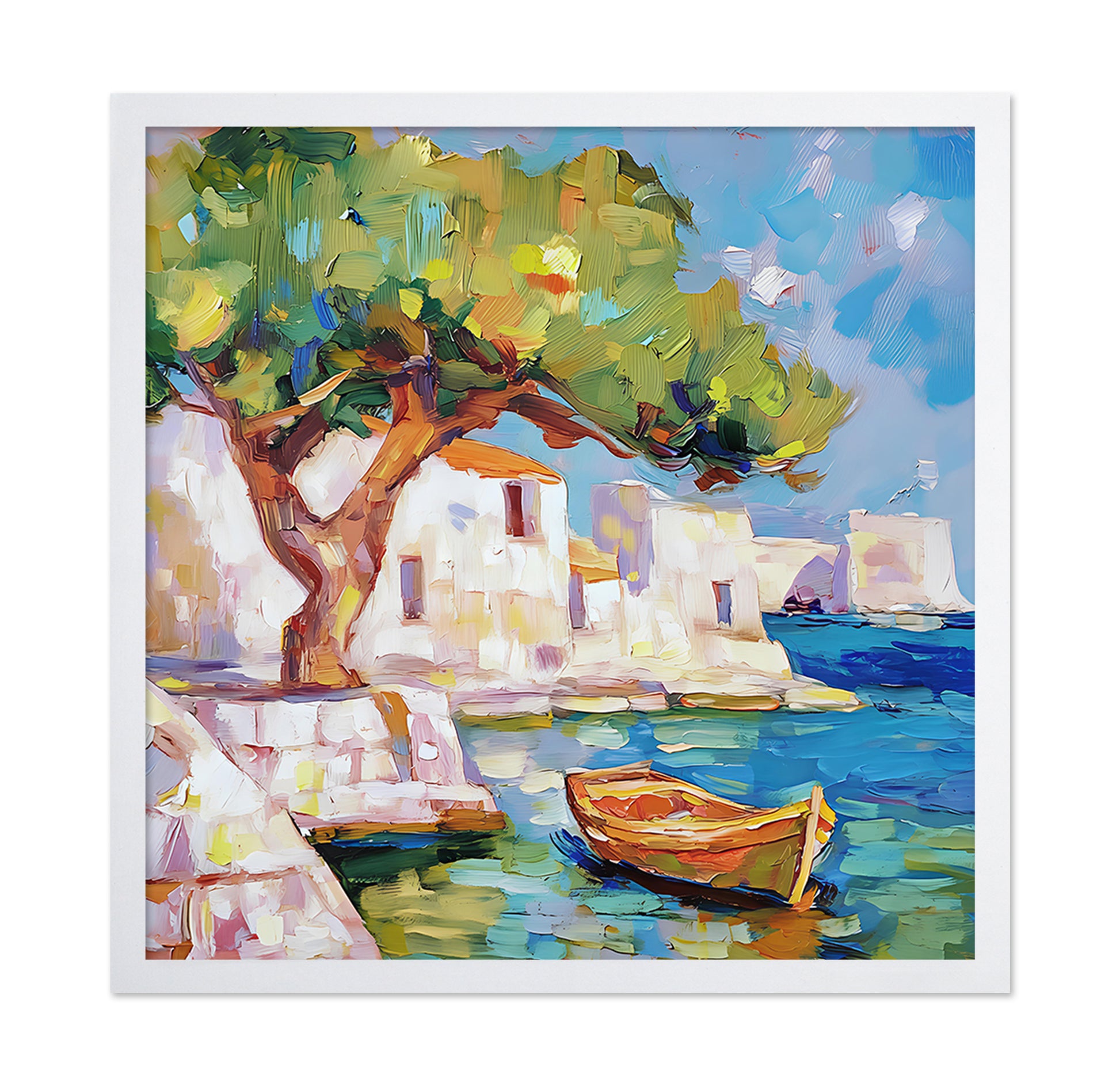 Coastal Village Boat