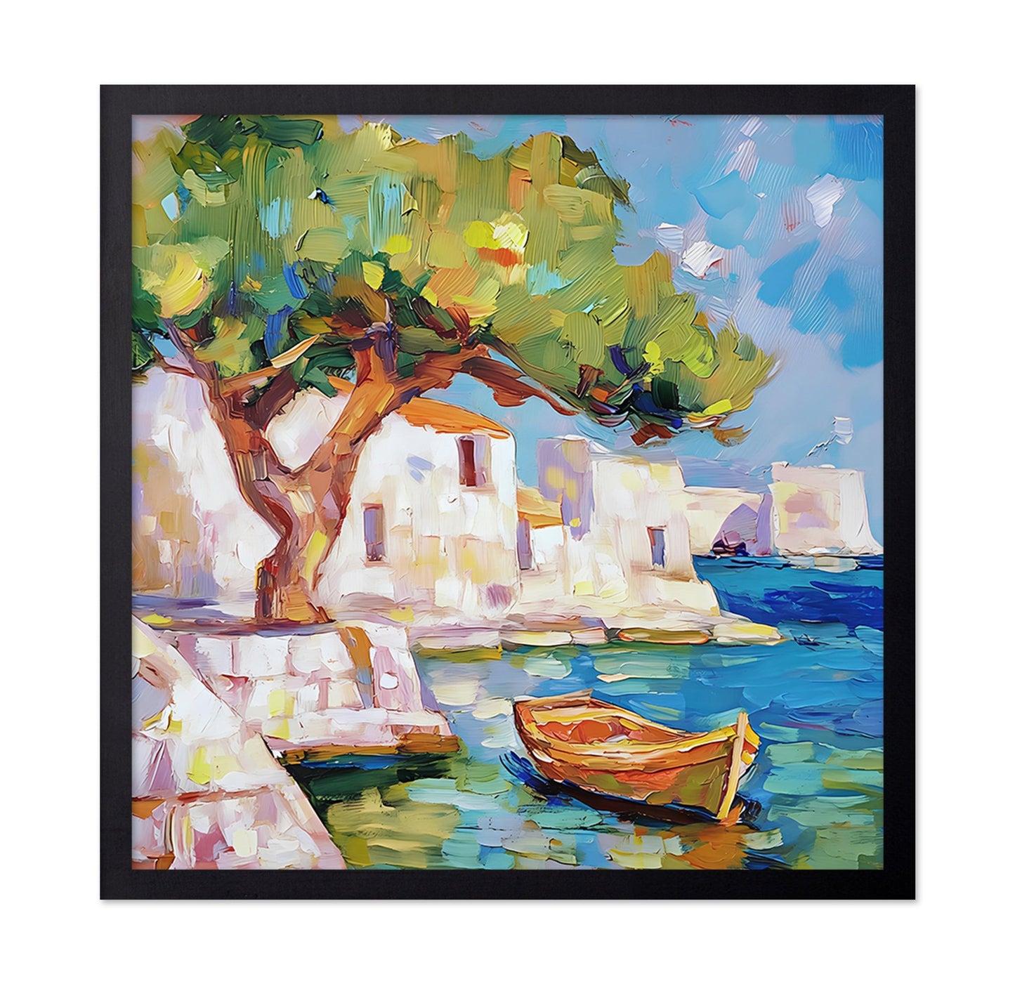 Coastal Village Boat