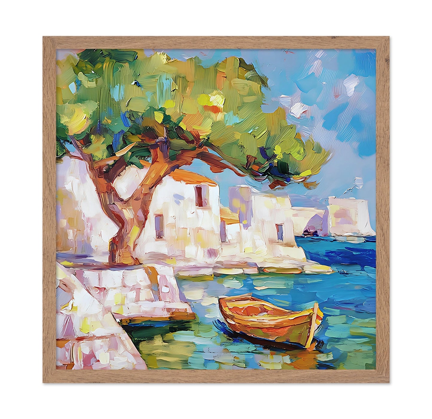 Coastal Village Boat