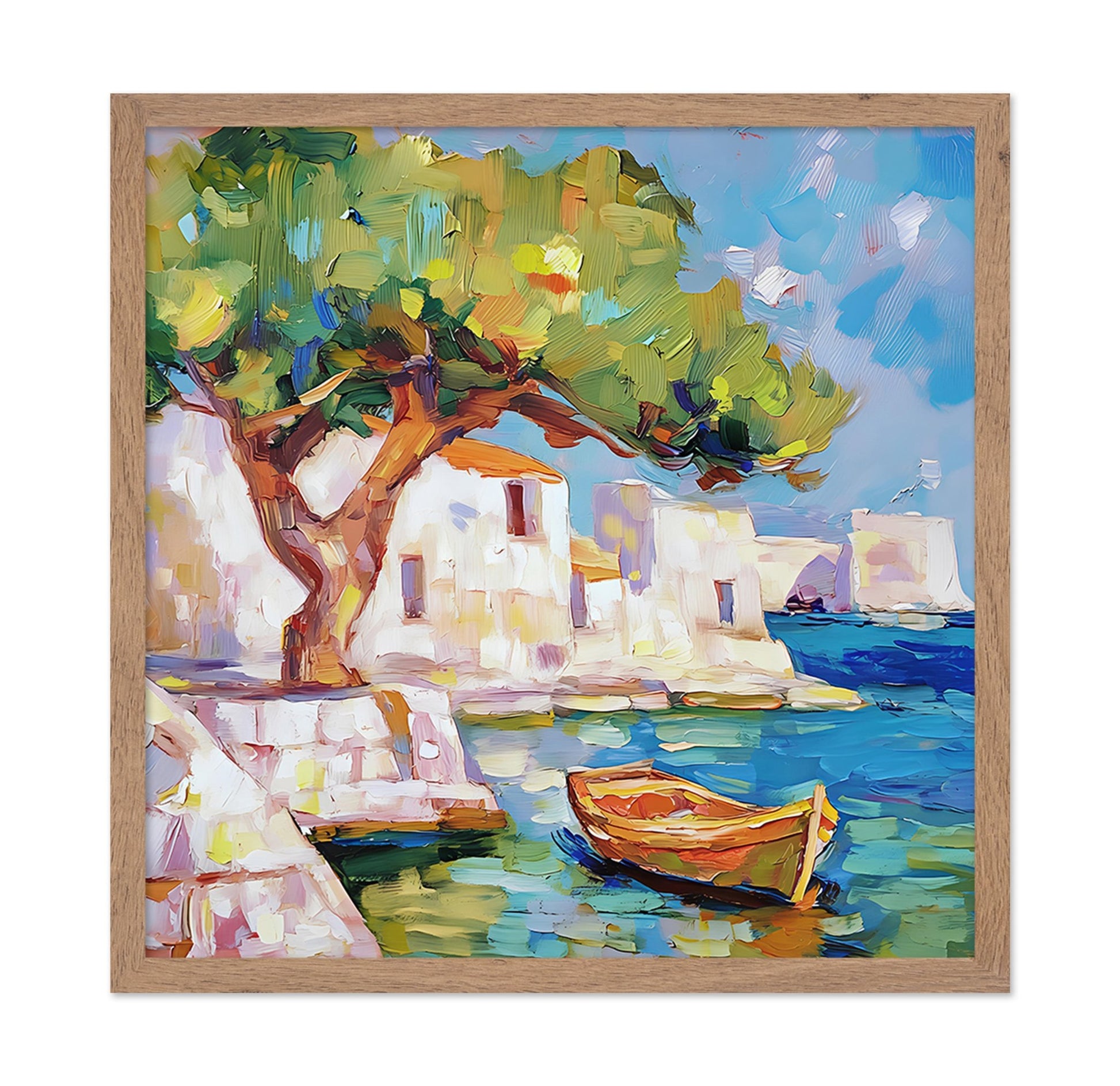 Coastal Village Boat