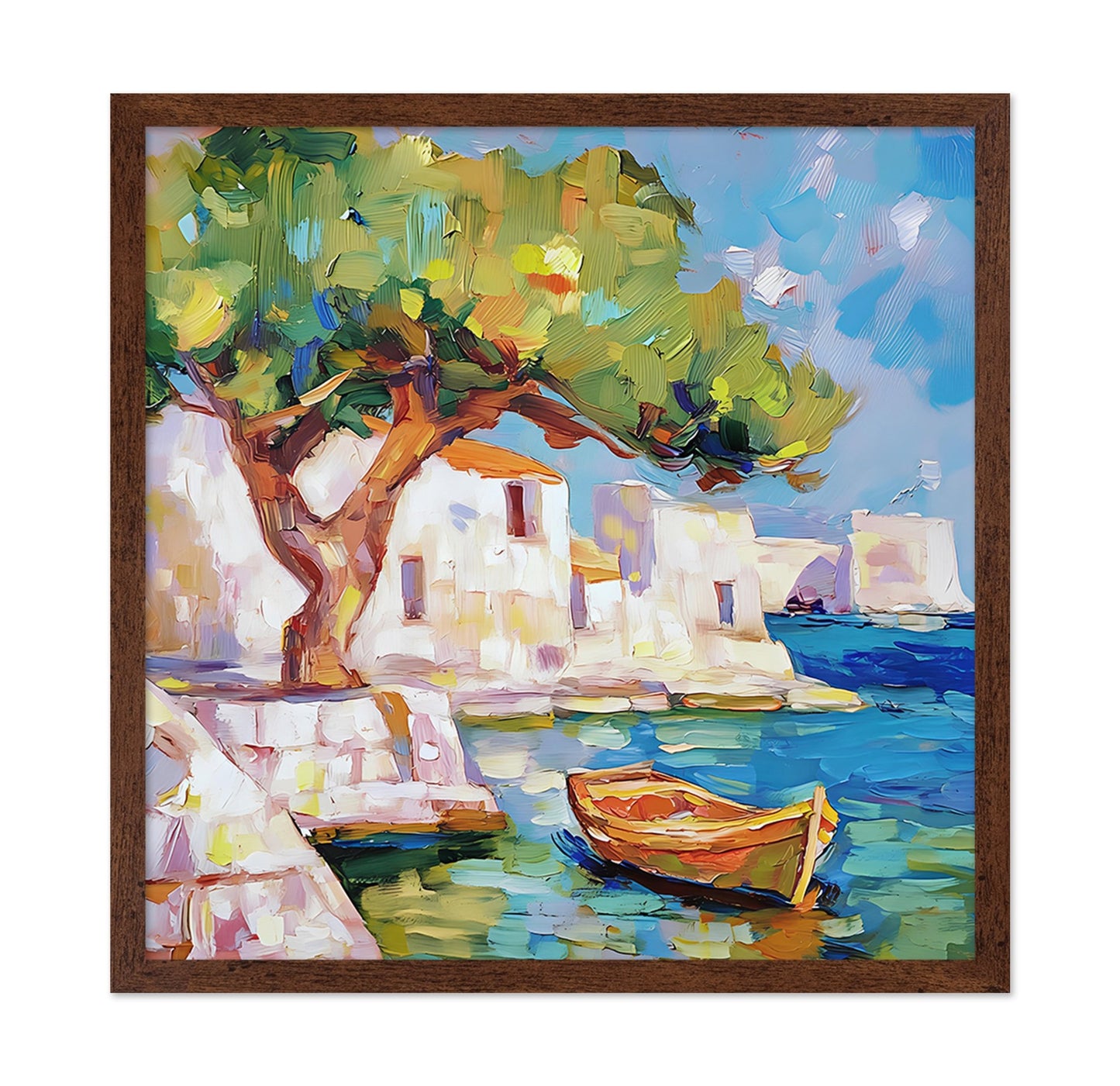 Coastal Village Boat