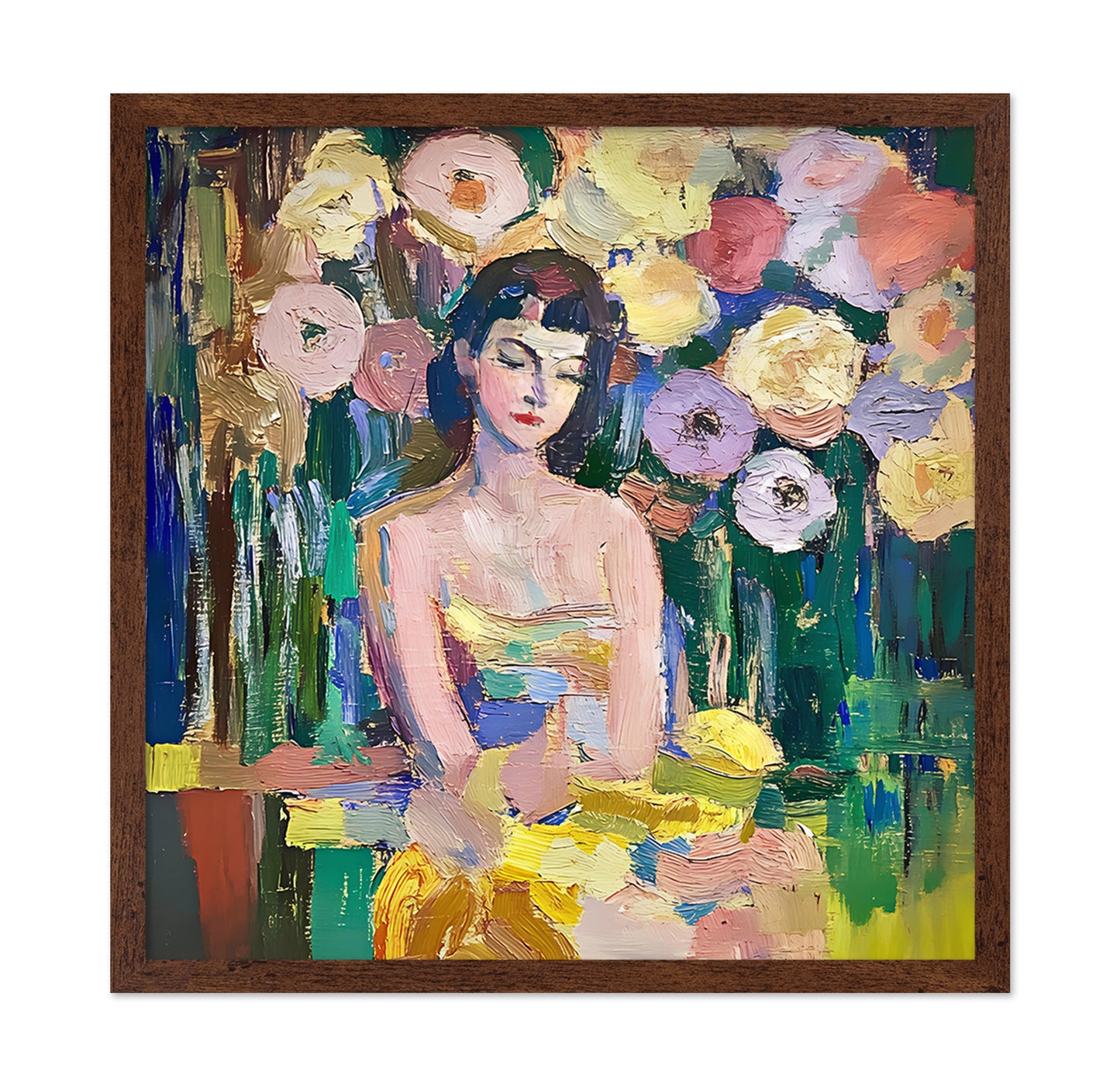 Floral Portrait Woman No6