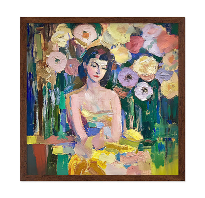 Floral Portrait Woman No6