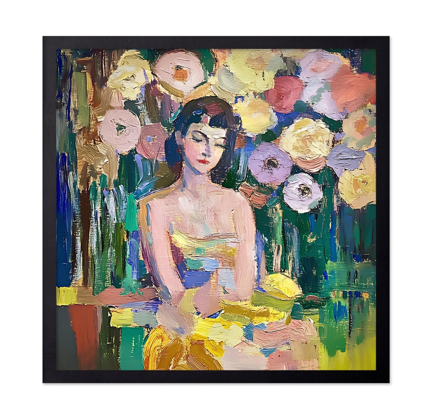 Floral Portrait Woman No6