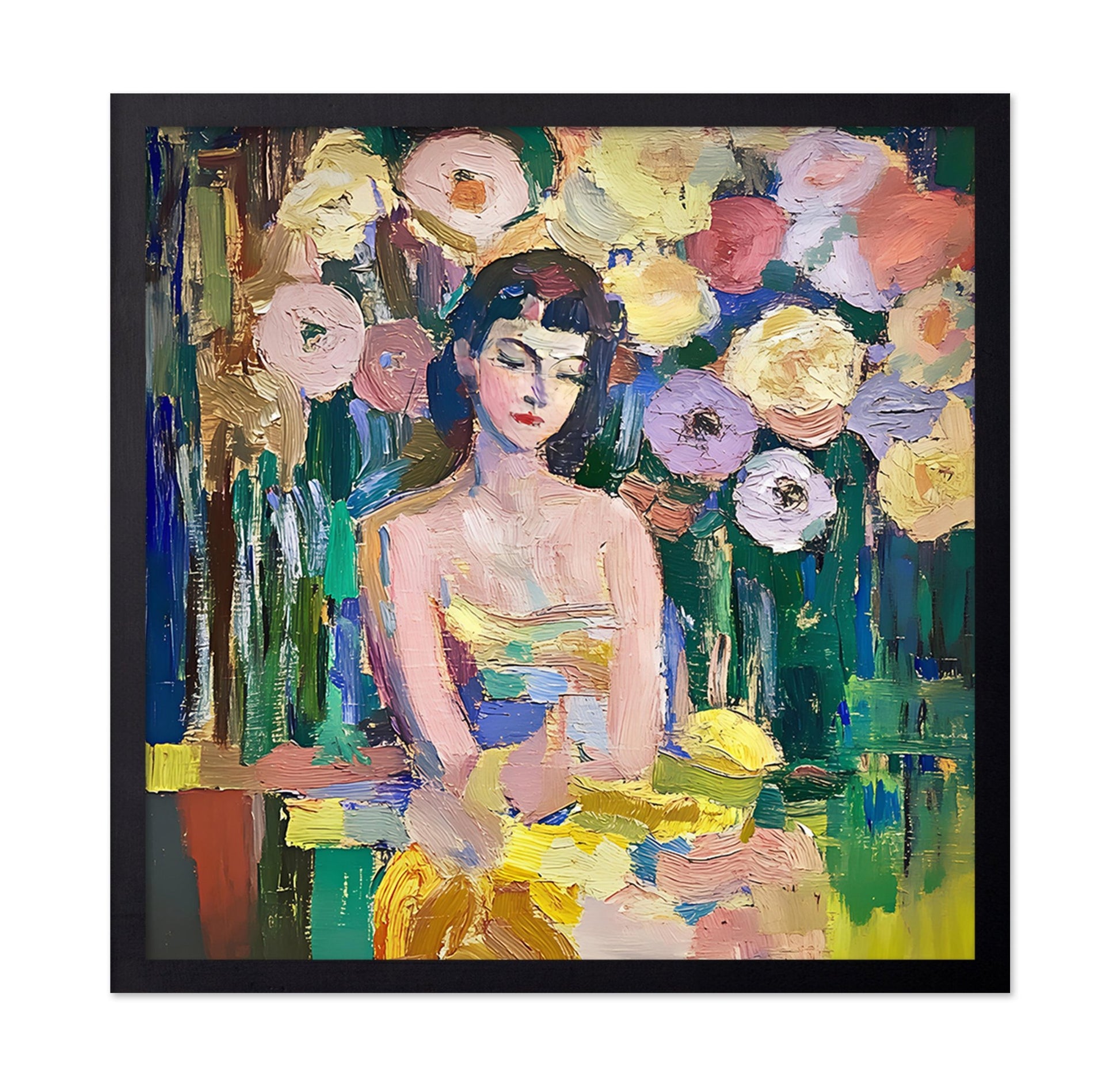 Floral Portrait Woman No6