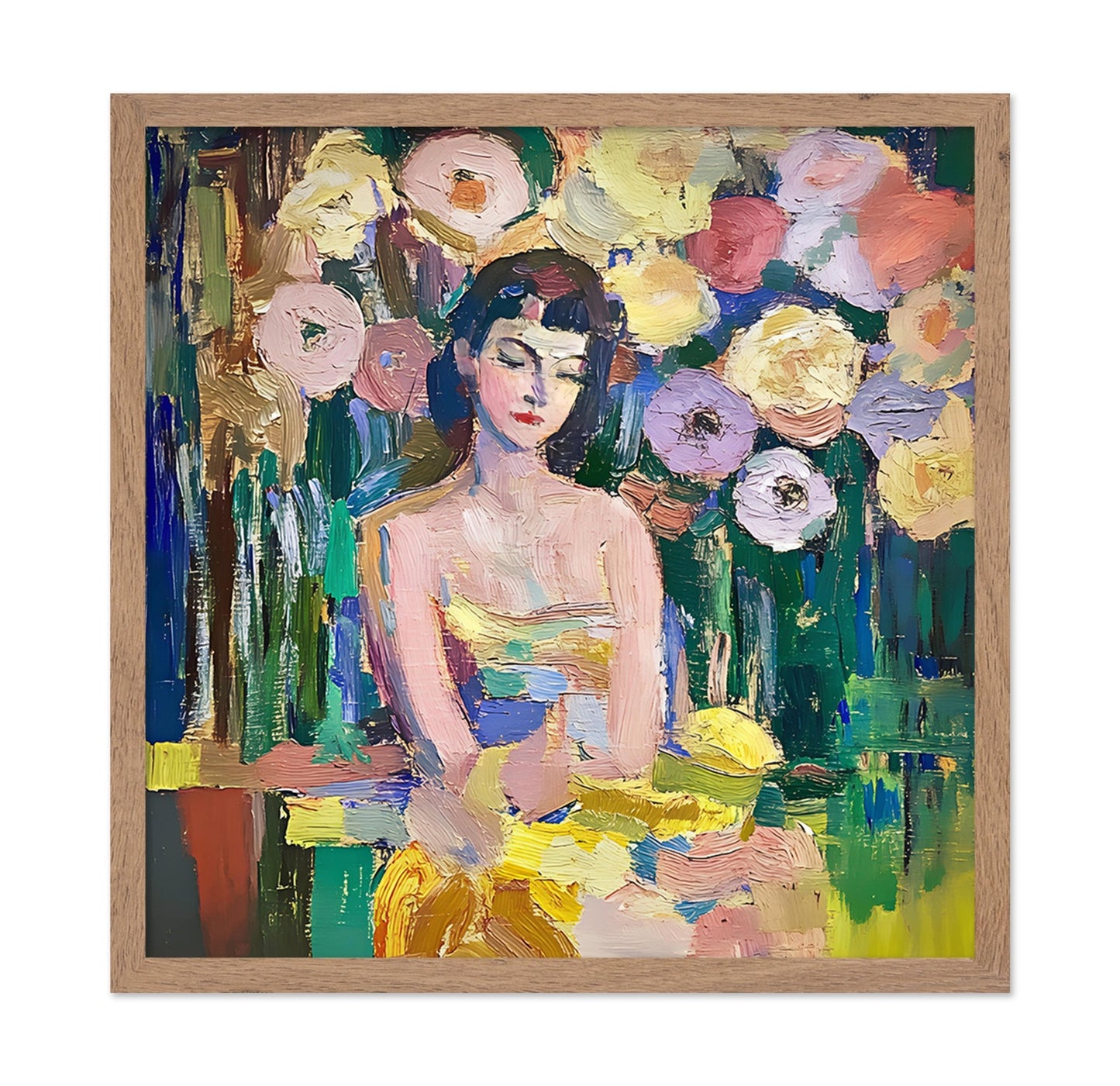 Floral Portrait Woman No6