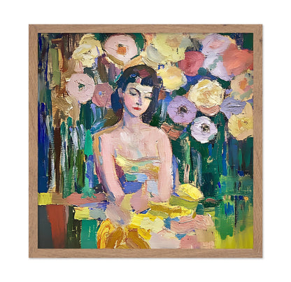 Floral Portrait Woman No6