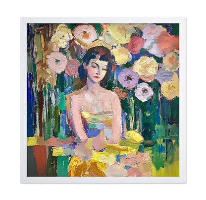 Floral Portrait Woman No6