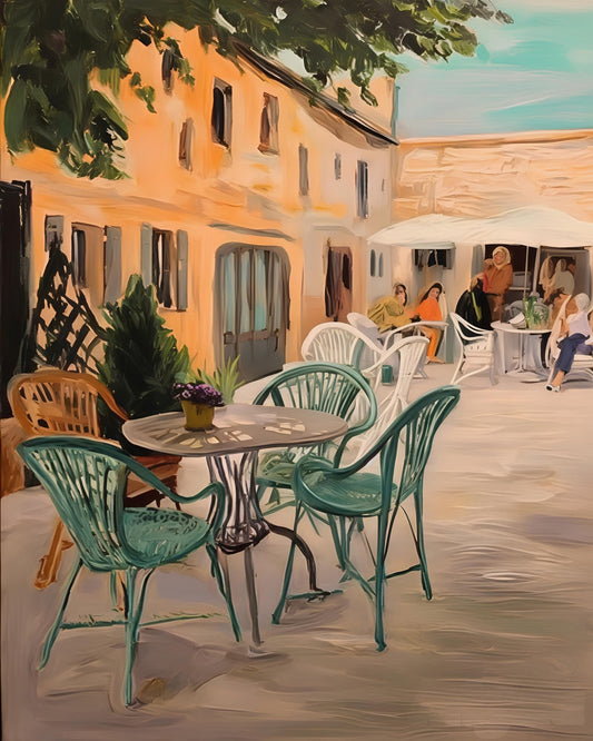 Outdoor Cafe Scene