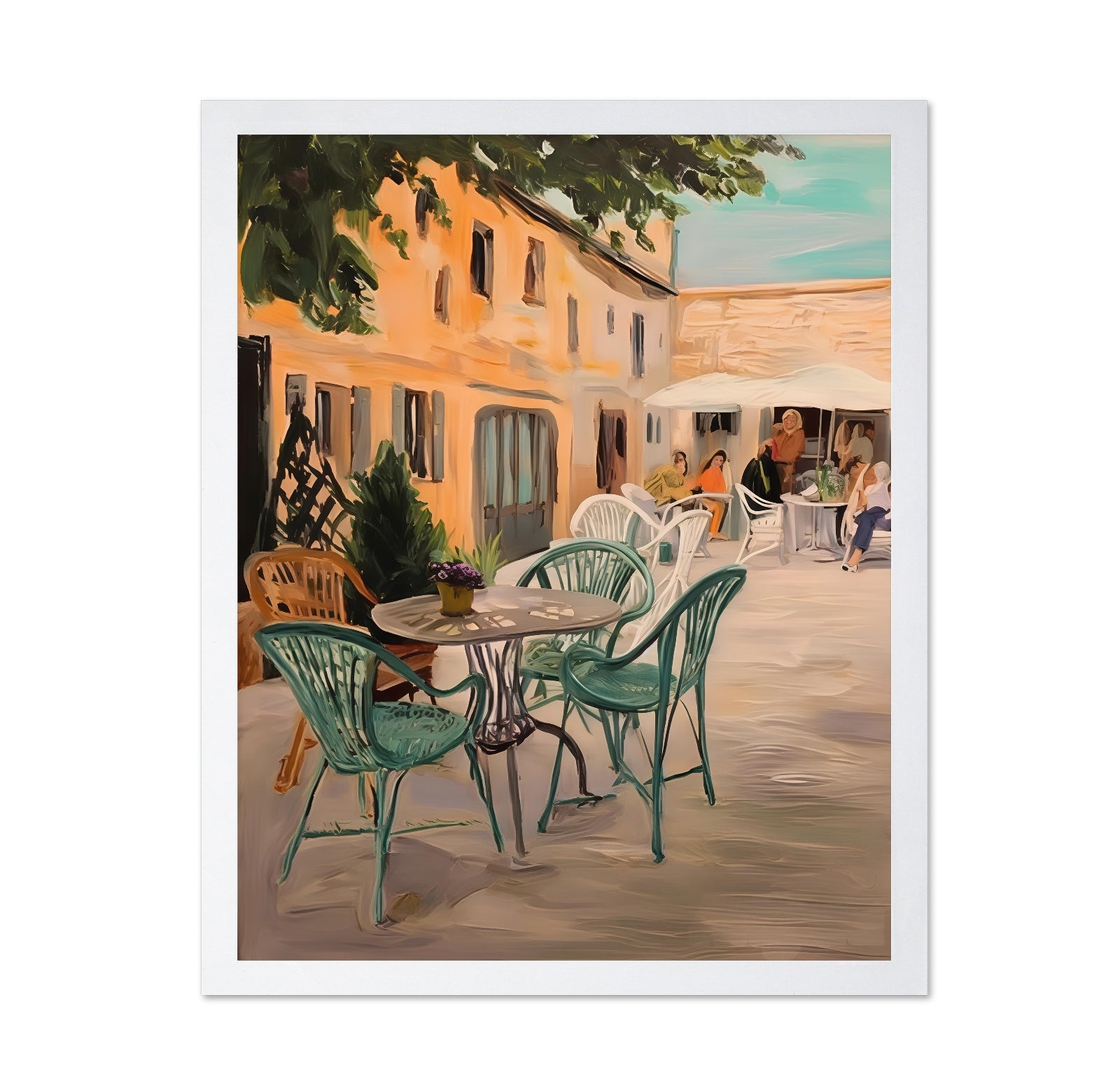 Outdoor Cafe Scene