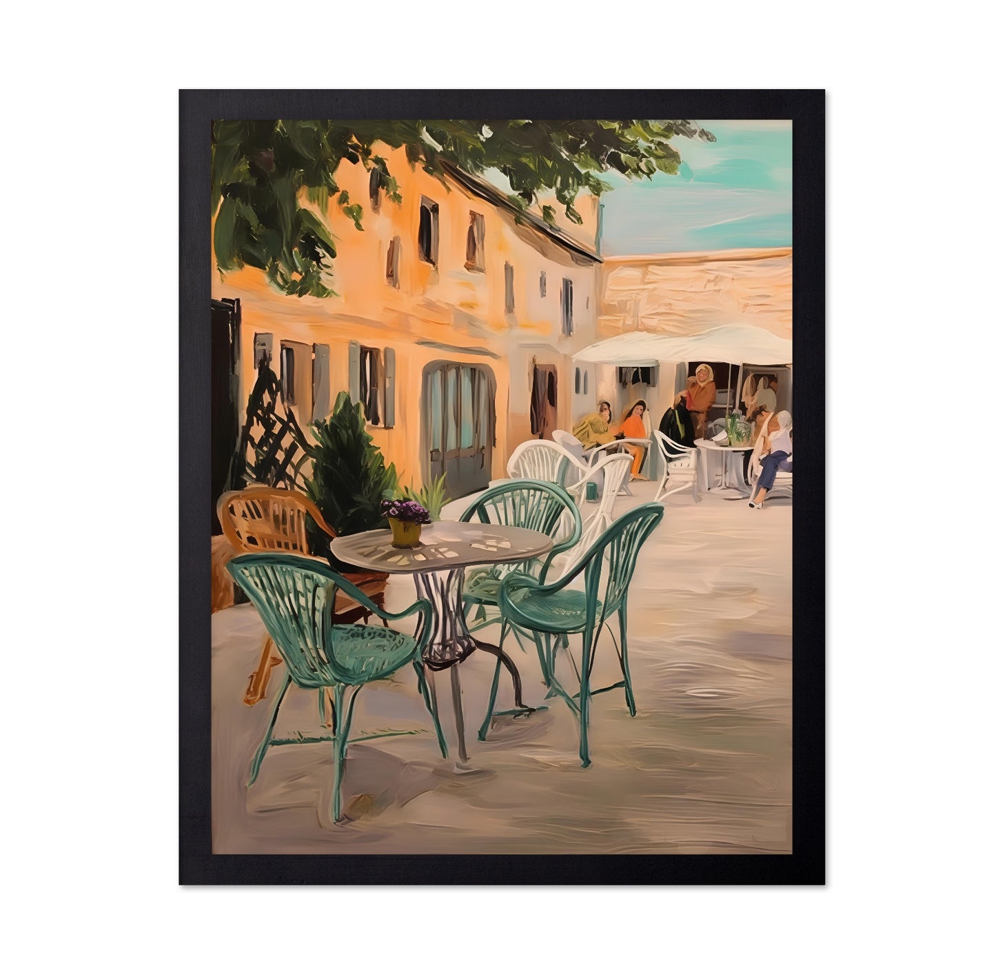 Outdoor Cafe Scene