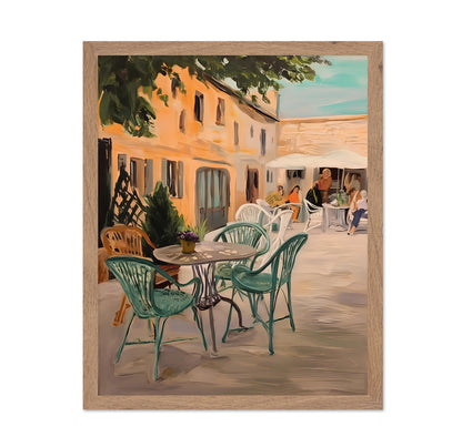 Outdoor Cafe Scene